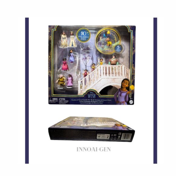 Disney Wish Kingdom of Rosas Character Small Doll Set, Mini Posable Dolls - Picture 4 of 4